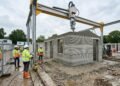 As primeiras unidades habitacionais sociais de concreto impressas em 3D na Europa foram construídas; elas foram impressas em apenas 12 dias