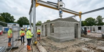 As primeiras unidades habitacionais sociais de concreto impressas em 3D na Europa foram construídas; elas foram impressas em apenas 12 dias