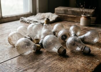 Decoração sustentável transforma lâmpadas em peças criativas