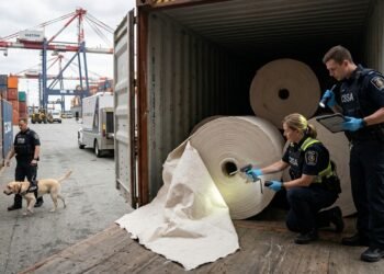 Rolos de papel escondiam uma das maiores cargas de ópio já apreendidas