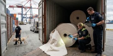 Rolos de papel escondiam uma das maiores cargas de ópio já apreendidas