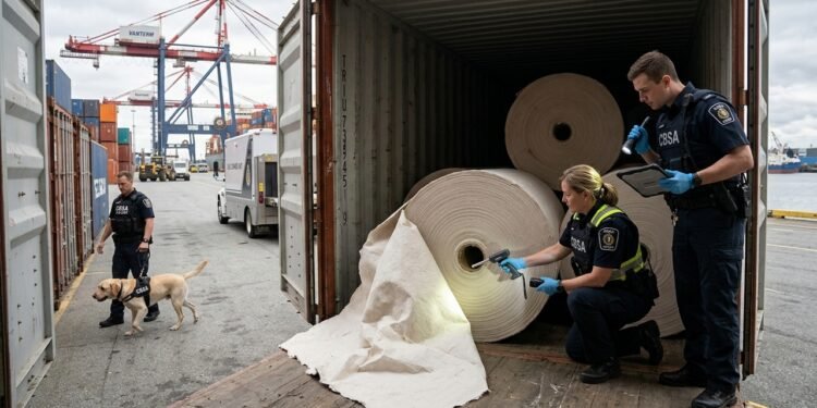 Rolos de papel escondiam uma das maiores cargas de ópio já apreendidas