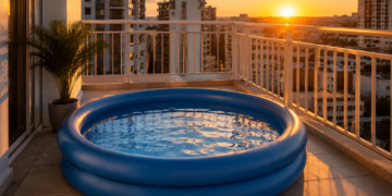 Muitos moradores instalam piscina na varanda sem saber deste risco