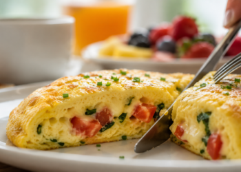 Omelete de micro-ondas pode substituir refeições rápidas do dia