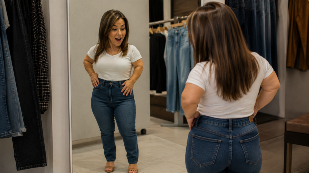 As 3 calças jeans que mais valorizam mulheres baixinhas