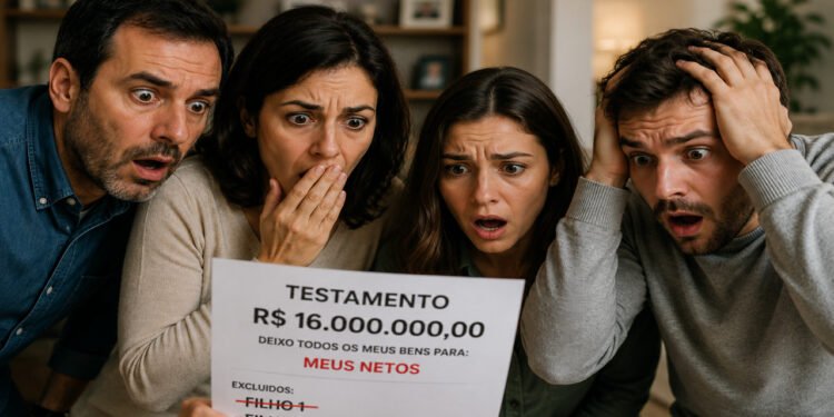 Avô deixa toda a fortuna de R$ 16 milhões só para os netos e exclui os próprios filhos do testamento: Justiça é acionada e decisão surpreende a família