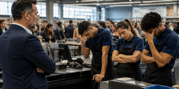 Gerente proibiu funcionários de sentar e o plano deu errado