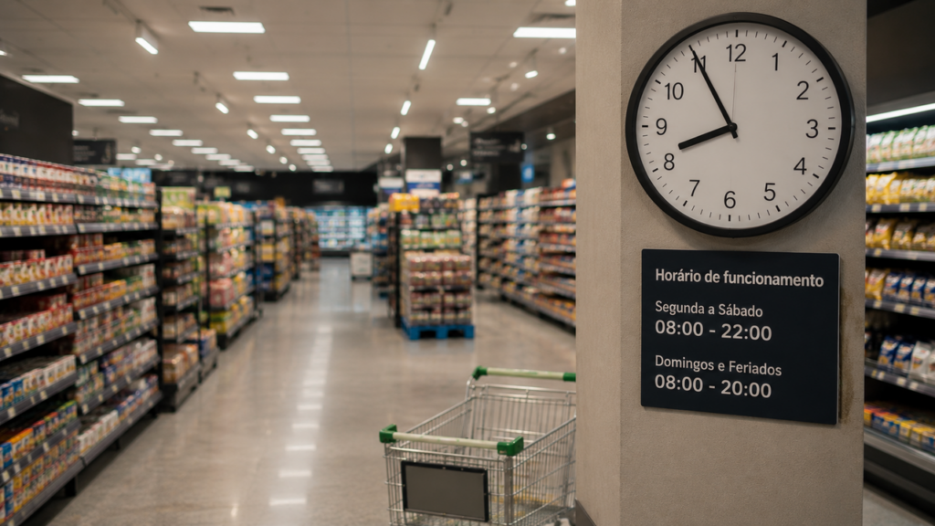 Supermercados de Goiás terão novo horário aos domingos