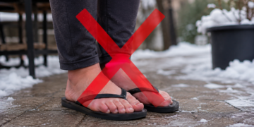 O fim do chinelo no frio já começou e muita gente aderiu