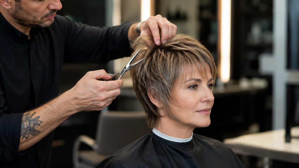 O corte que faz cabelos finos parecerem mais volumosos