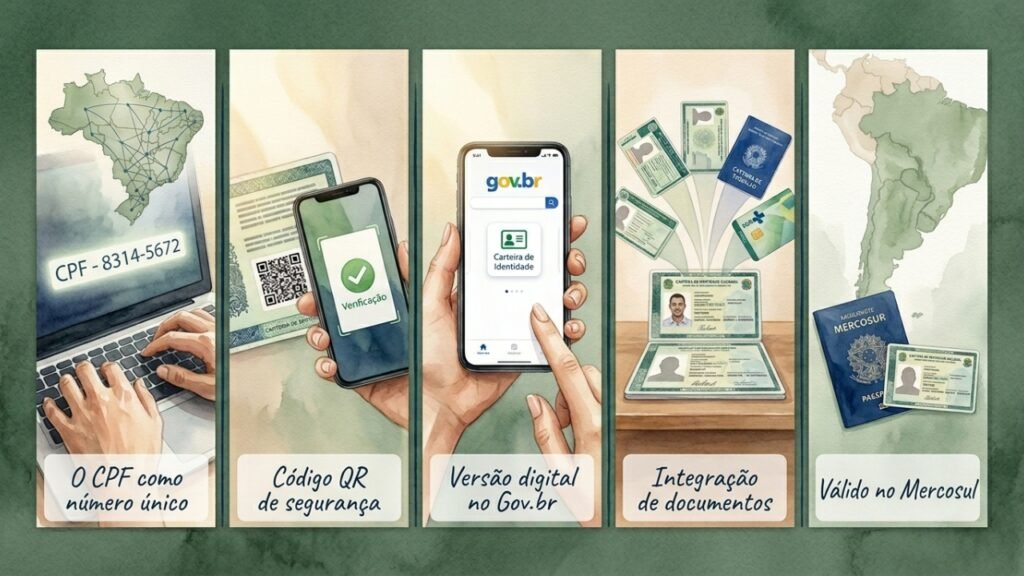 Novo documento vai substituir o RG e já está em vigor no Brasil