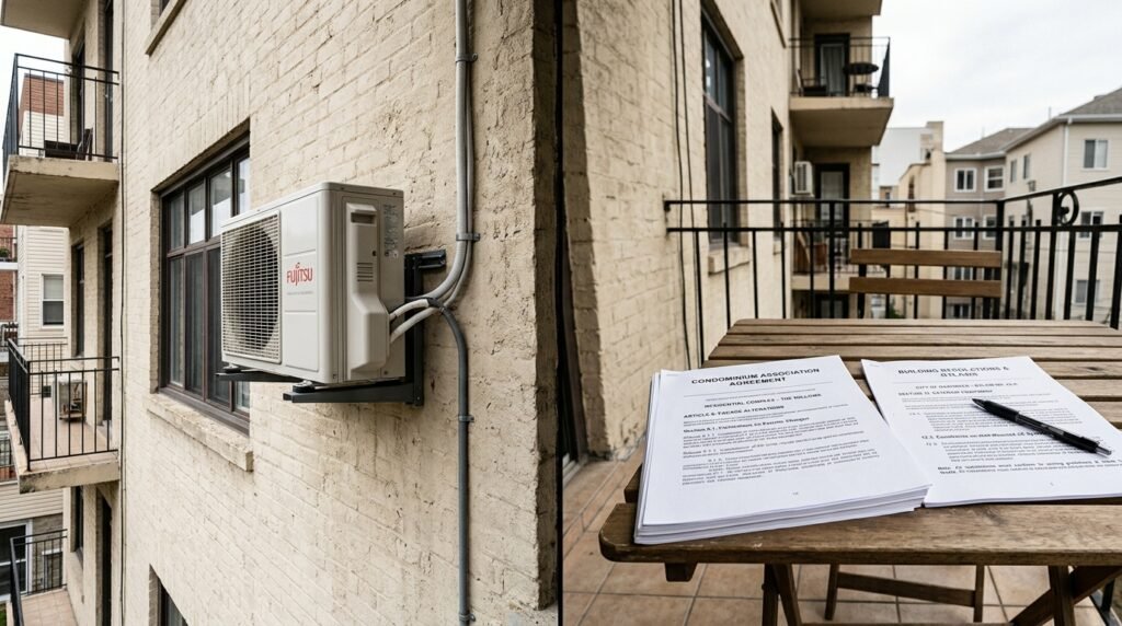 Instalar ar-condicionado na fachada pode acabar em multa e poucos sabem
