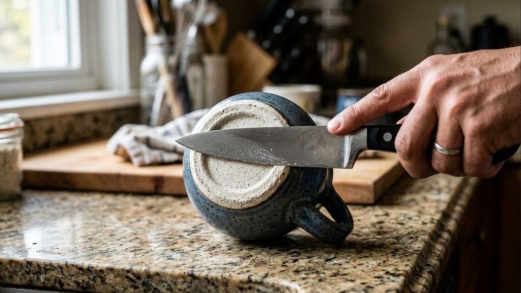 Como afiar facas de cozinha cegas usando apenas 1 item: o truque fácil que está na moda e sempre funciona
