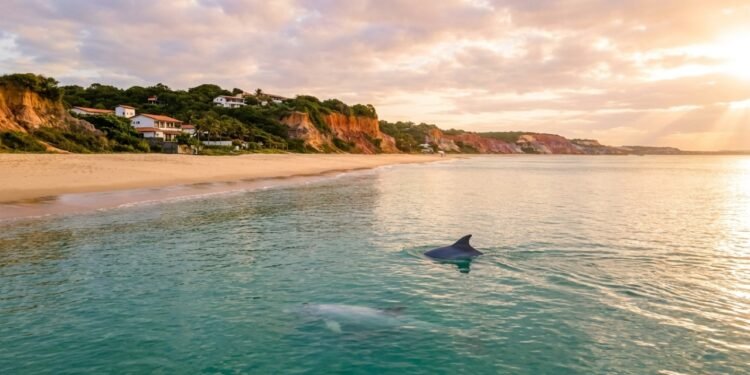 Eleita a 3ª melhor praia da América do Sul: o vilarejo a 85 km da capital onde golfinhos nadam a metros da areia