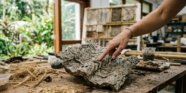 Cientistas de Singapura criam telhas de "micélio" inspiradas na pele de elefante que podem regular o calor em edifícios sem consumir energia, proporcionando até 70% mais resfriamento