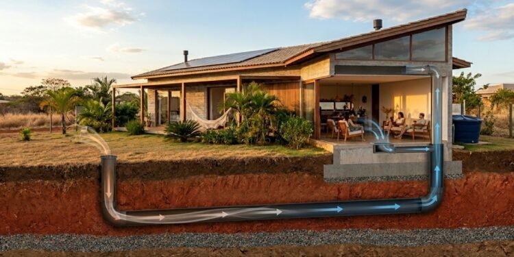 Poços canadenses: tecnologia natural de baixo custo para aquecer sua casa e economizar energia