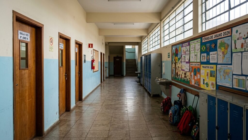 Calendário escolar de 2026 muda férias e mexe na rotina das famílias