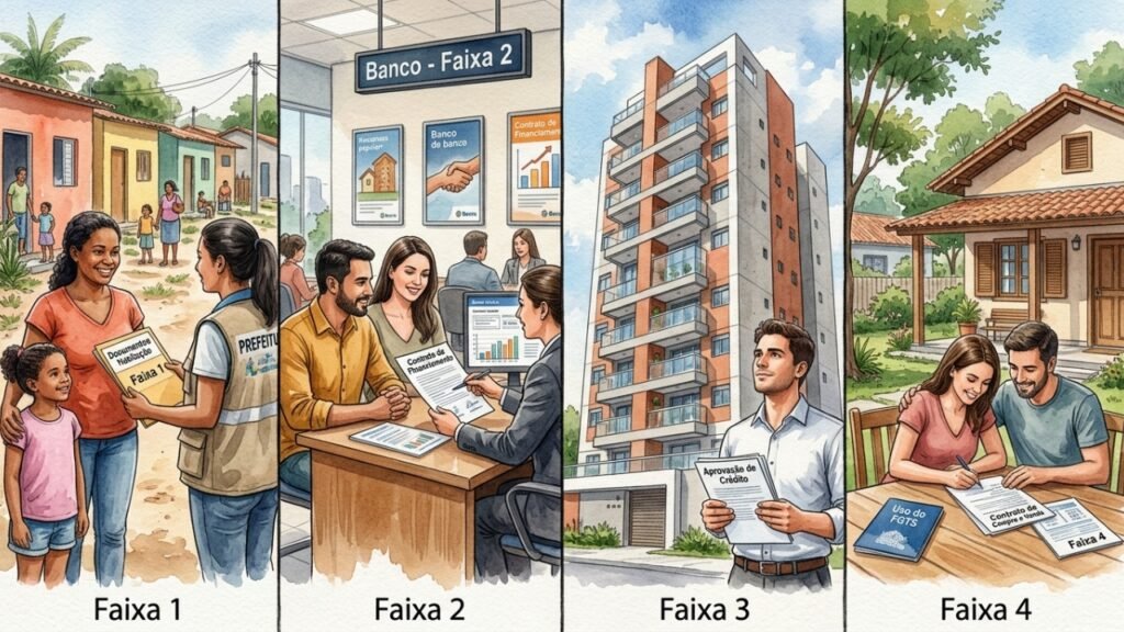 Como funciona o Minha Casa Minha Vida em 2026 e suas faixas