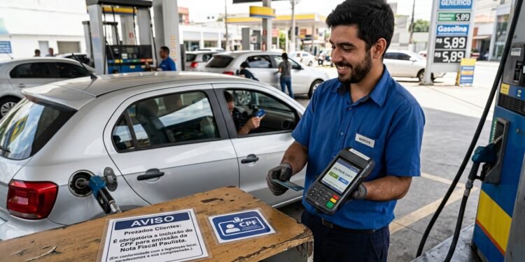 Comunicado para todos que informam o CPF nos postos de gasolina em julho de 2026