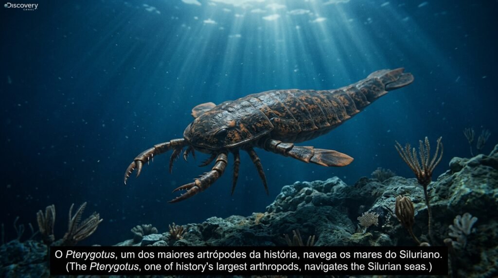 escorpião marinho pré-histórico