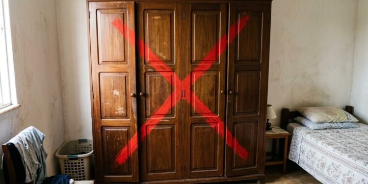 Adeus ao guarda-roupa de madeira: o móvel que está substituindo essa escolha em apartamentos menores
