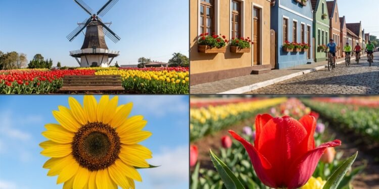 Holanda, América e Brasil num só nome: a cidade das flores no interior paulista, boa de visitar e de morar