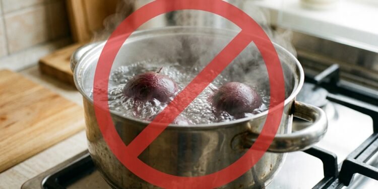 Como cozinhar beterraba sem perder nutrientes