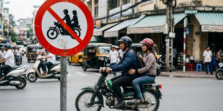 Nova lei proíbe passageiro em moto