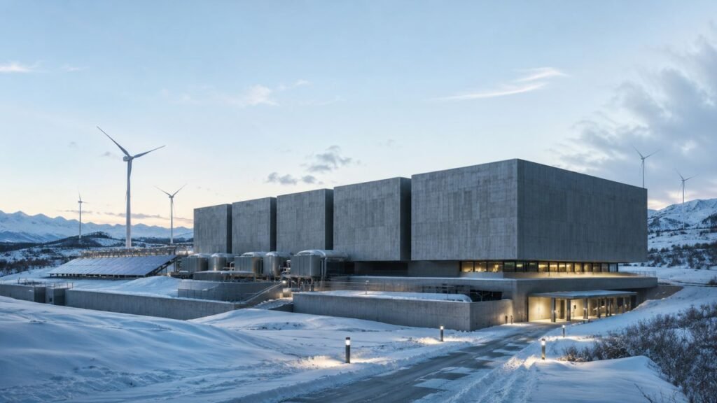 O Japão inaugura seu primeiro data center 100% livre de emissões, alimentado por energia da neve, do vento e solar