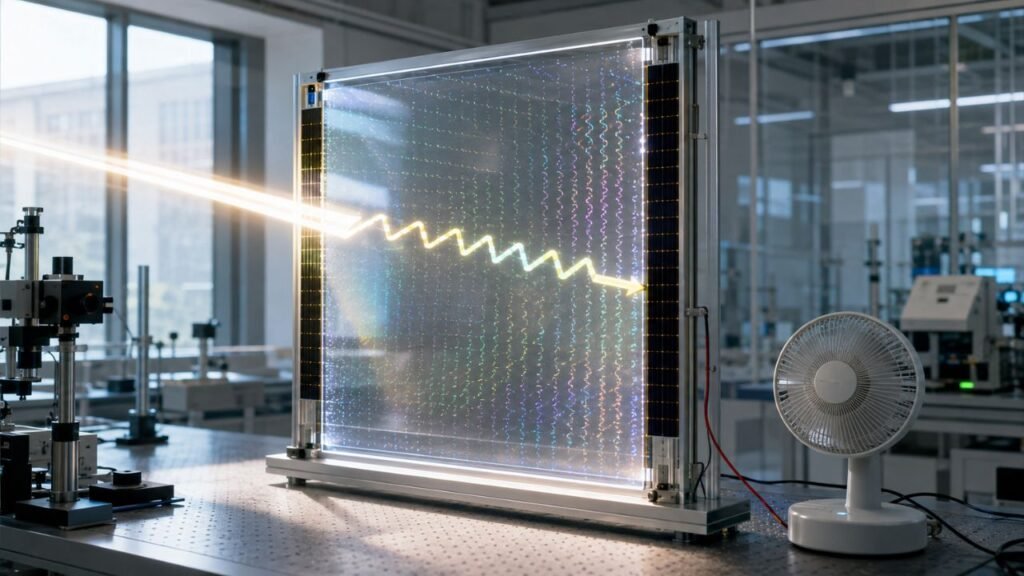 Pesquisadores chineses criam janelas solares transparentes que concentram 38% da luz e requerem 75% menos células fotovoltaicas