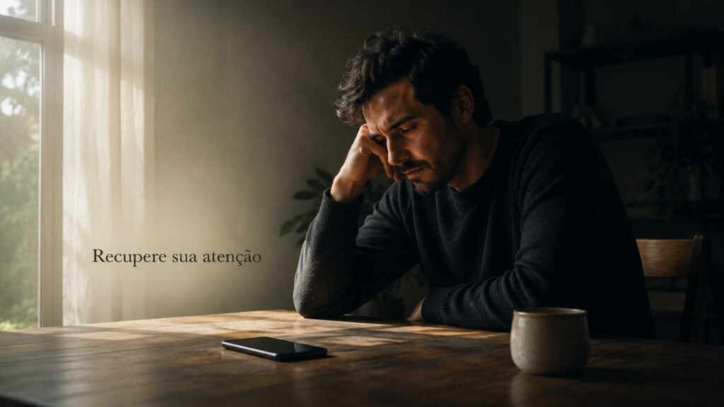 Sua vida pode estar parada não por falta de capacidade, mas por atenção fragmentada