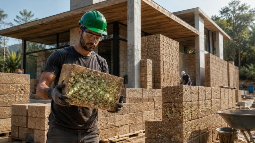 Pesquisadores britânicos usam vidro reciclado para fabricar blocos de terra comprimida até 90% mais resistentes à compressão e 30% mais resistentes à tração