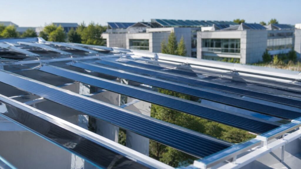 O novo edifício da UNED em Las Rozas integra 4.000 módulos fotovoltaicos e um projeto bioclimático em uma área de 12.000 m²