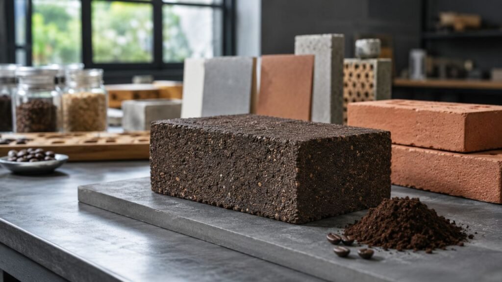 Pesquisadores australianos fabricam tijolos a partir de resíduos de café usando 80% menos energia; eles excedem em mais do que o dobro a resistência mínima exigida na Austrália
