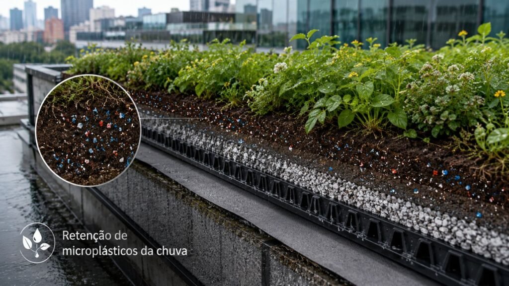 Nueva investigación descubre que los techos verdes pueden bloquear más del 97% de los microplásticos en el aire durante las lluvias