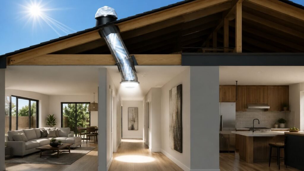 Solatube leva luz natural para dentro de casa sem usar eletricidade durante o dia