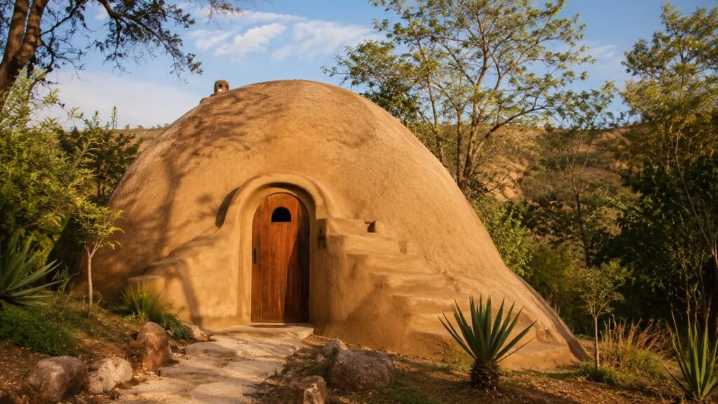 Como construir uma cúpula com sacos de areia