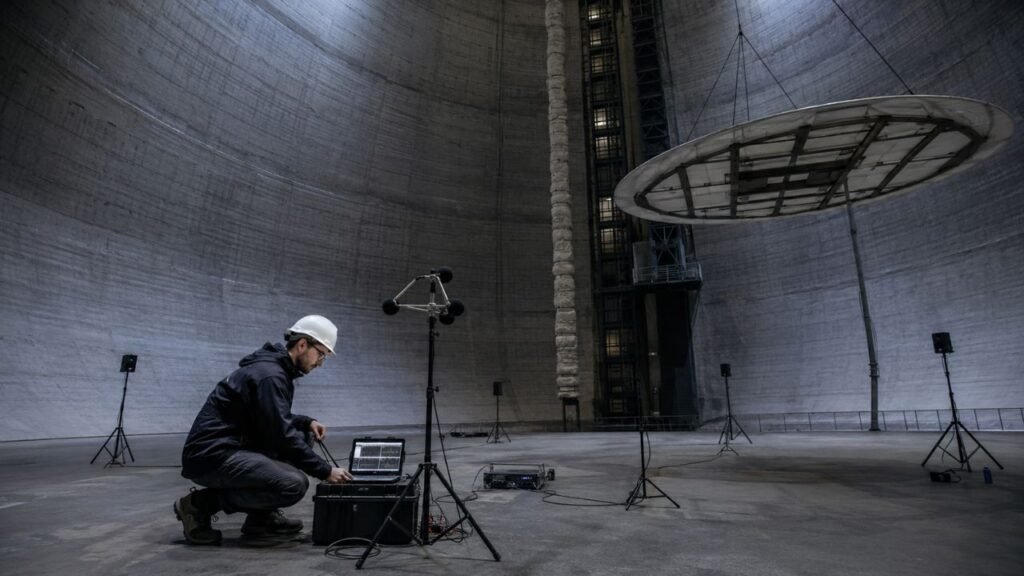 Uma usina nuclear abandonada nos EUA encontra uma segunda vida surpreendente como o laboratório de som mais silencioso do mundo
