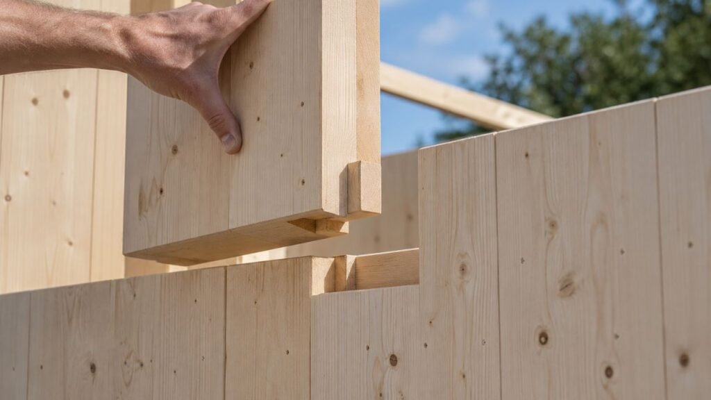 Uma startup alemã desenvolve blocos de madeira que se encaixam como LEGO e permitem construir casas sem argamassa ou parafusos