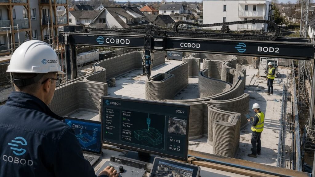 A França inaugura o maior edifício residencial impresso em 3D da Europa, com 12 casas construídas em apenas 34 dias