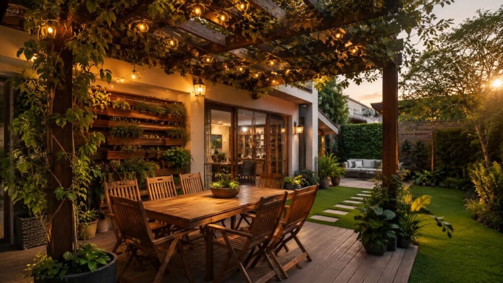 Redesenhe seu jardim de forma responsável: sustentabilidade e conforto ao ar livre