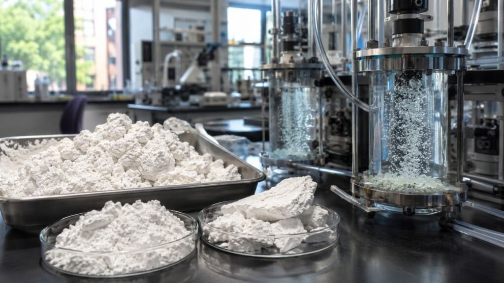 Cientistas da Northwestern desenvolvem material inovador feito com água do mar, eletricidade e CO2; ele pode substituir a areia no concreto