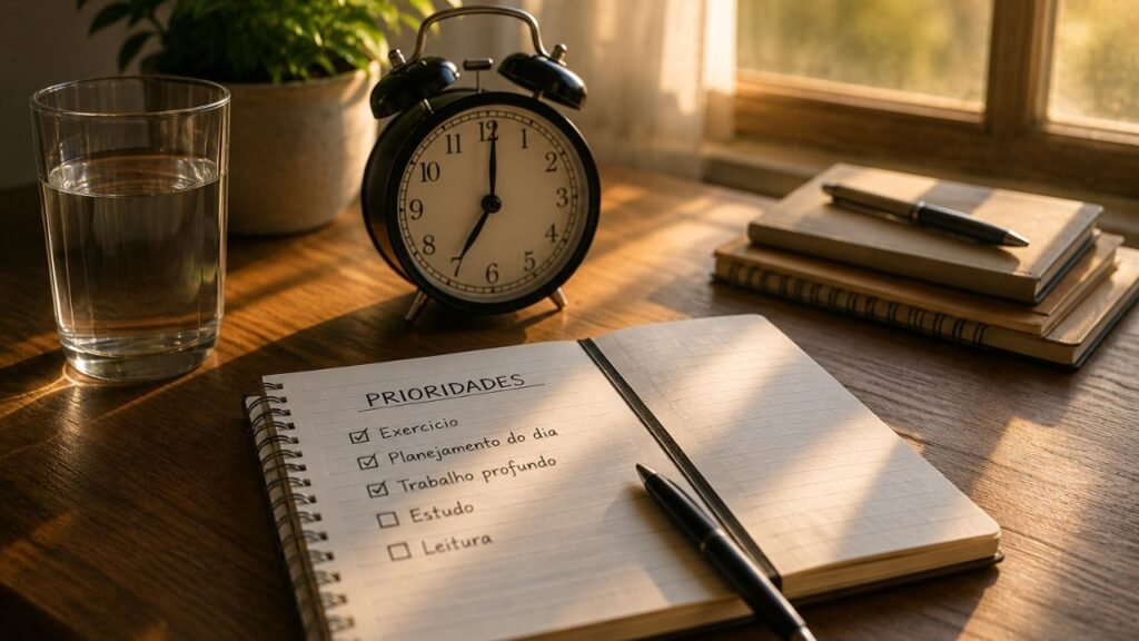 10 hábitos simples que ajudam a organizar a vida quando tudo parece fora de controle