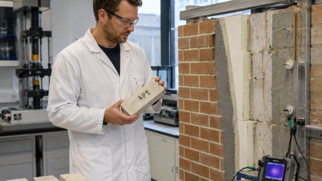 Uma equipe de pesquisadores da Universidade de Newcastle desenvolveu uma argamassa inovadora, utilizando plástico reciclado e aerogel de sílica, que reduz a perda de calor em edifícios em 55%