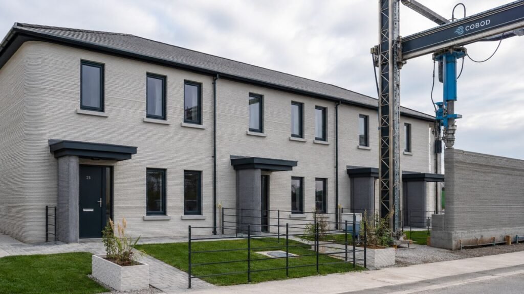 As primeiras unidades habitacionais sociais de concreto impressas em 3D na Europa foram construídas; elas foram impressas em apenas 12 dias