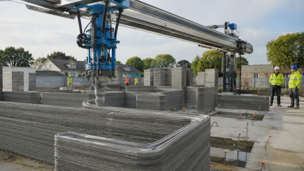 As primeiras unidades habitacionais sociais de concreto impressas em 3D na Europa foram construídas; elas foram impressas em apenas 12 dias