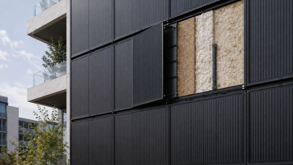 Pesquisadores alemães desenvolveram um novo sistema de fachada pré-fabricada com integração fotovoltaica que combina geração de energia, isolamento térmico e proteção climática