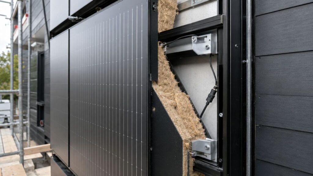 Pesquisadores alemães desenvolveram um novo sistema de fachada pré-fabricada com integração fotovoltaica que combina geração de energia, isolamento térmico e proteção climática