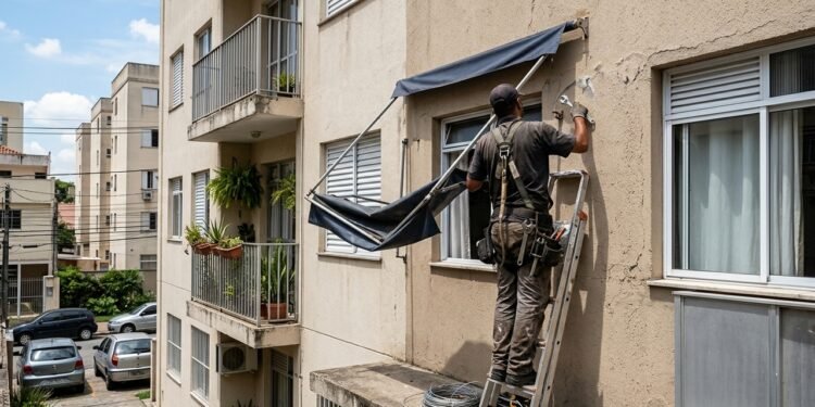 Condomínio pode mandar retirar toldo instalado na varanda
