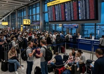 Caos nos aeroportos afeta milhares de passageiros